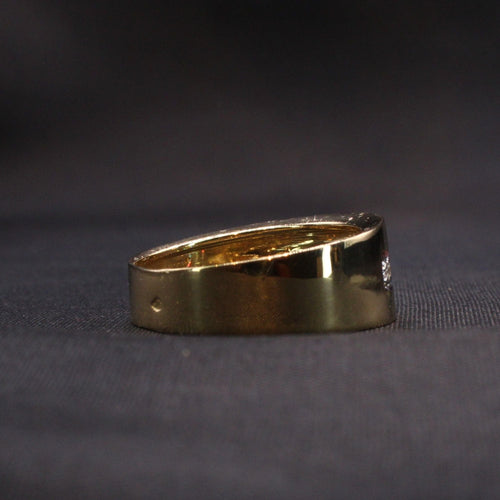 Bague Bague ruban Or jaune Diamants 58 Facettes