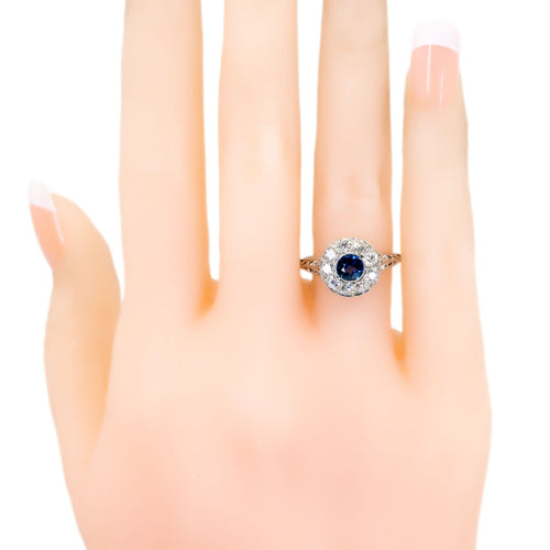 Bague 54.5 Bague Saphir, Diamant, Platine 58 Facettes 16B712E0CBDC4A77B59363FC703F7CA9