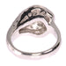 Bague 48 Bague or blanc, diamants 58 Facettes 17300-0035