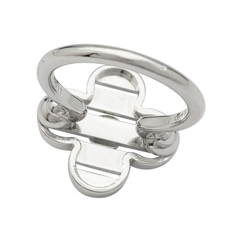 Bague 50 Bague Louis Vuitton or blanc. 58 Facettes 31899