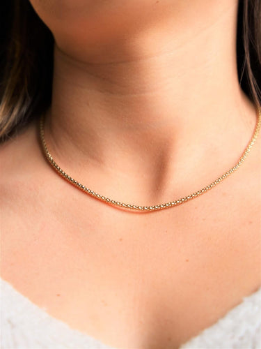 Collier Collier Maille pop-corn Or jaune 58 Facettes 1667893CN