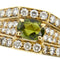 Bague 51 Bague tourmaline verte et diamants 58 Facettes 9777