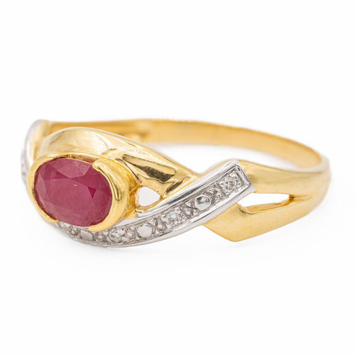 Bague 55 Bague Or jaune Rubis 58 Facettes 2593497CD
