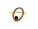 Bague 56 Bague Or jaune Saphir 58 Facettes 870456CD
