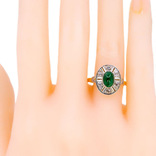 Bague 53.5 Bague émeraude, diamants 58 Facettes 37A8280FBA9148F2819E194FCF5B7C61