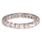 Bague 57 Alliance en or blanc, diamants 58 Facettes 12196-0004