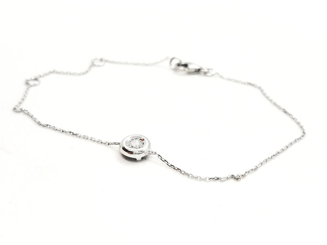 Bracelet Bracelet Or blanc Diamant 58 Facettes 579022RV