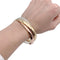 Bracelet Bracelet Cartier, "Trinity", 3 tons d'or. 58 Facettes 32580