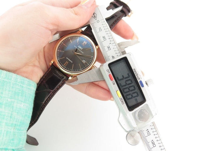 Montre montre IWC portofino iw356511 en or rose 18k automatique 40 mm 58 Facettes 249124