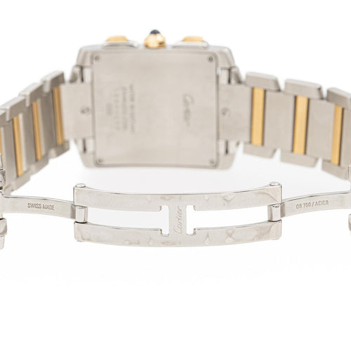 Montre Cartier Montre Tank Française Or jaune 58 Facettes 2057827CN