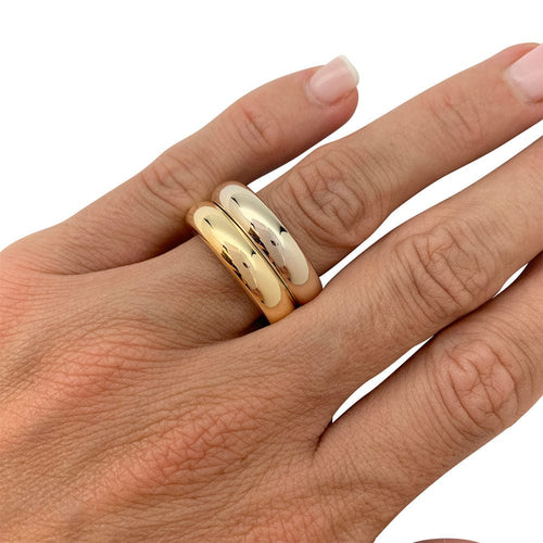 Bague 57 Bague Poiray,"Symbole", trois ors. 58 Facettes 31809