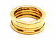 Bague 51 Bulgari Bague B.Zero1 Or jaune 58 Facettes 1483255CN