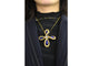 Broche broche VAN CLEEF & ARPELS pendentif croix cabochon lapis lazuli diamants 58 Facettes 257360
