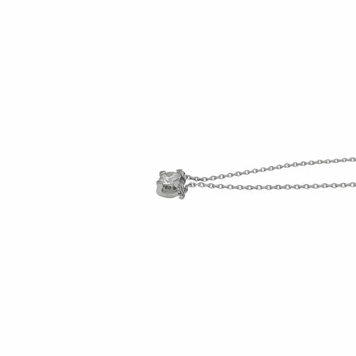 Collier Collier C de Cartier en or blanc, diamant. 58 Facettes 31037