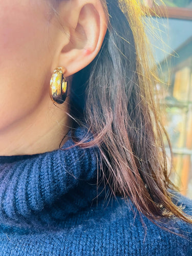 Boucles d'oreilles Maison Chaumet boucles d'oreilles sur or jaune 58 Facettes 1