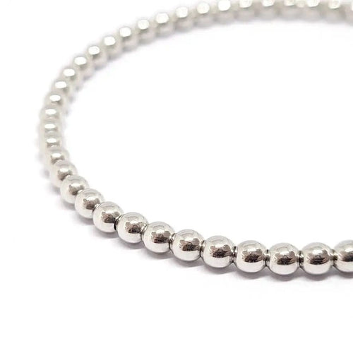 Bracelet Bracelet boules or blanc 58 Facettes