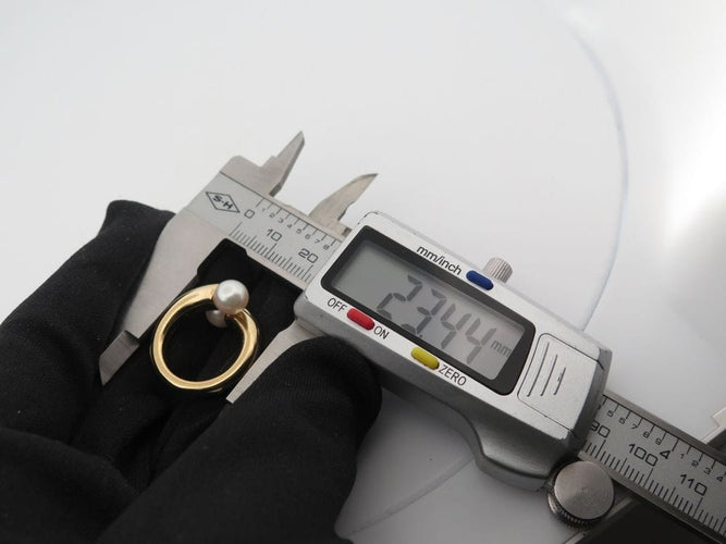 Bague 50 bague CARTIER toi et moi perles & or jaune 18k 58 Facettes 255294