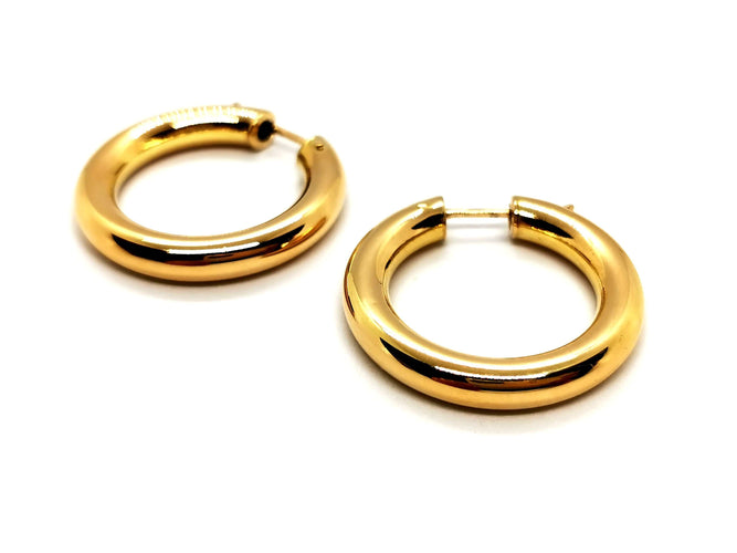 Boucles d'oreilles Boucles d'oreilles Créoles Or jaune 58 Facettes 1351520CN