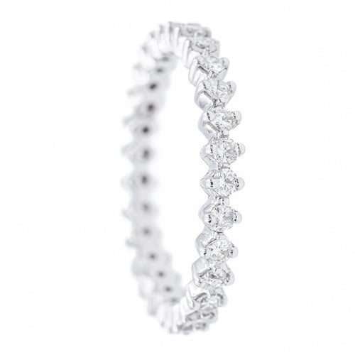 Bague 58 Bague Alliance Platine Diamant 58 Facettes 2264505CN