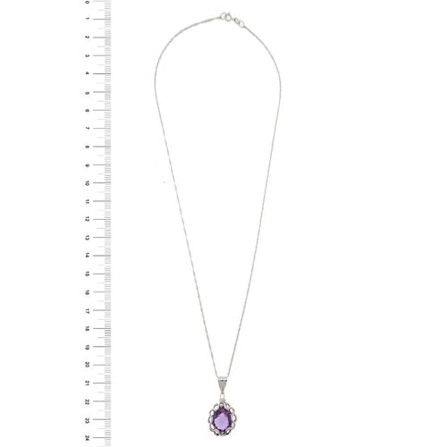 Collier Collier pendentif améthyste 58 Facettes 32943