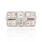 Bague 52 Bague art déco rectangulaire diamants 58 Facettes 22-333