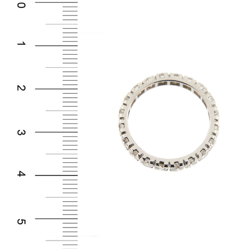 Bague 54 Alliance tour complet diamants 2,40 ct 58 Facettes 33088