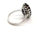Bague 57 Bague Vintage Or blanc Saphir 58 Facettes 1141002CD