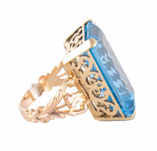 Bague BAGUE OR & TOPAZE 58 Facettes BO/220036 RIV