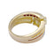 Bague 56 Bague or jaune, diamants et rubis. 58 Facettes 31858