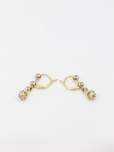 Boucles d'oreilles Dormeuses diamants 58 Facettes 652