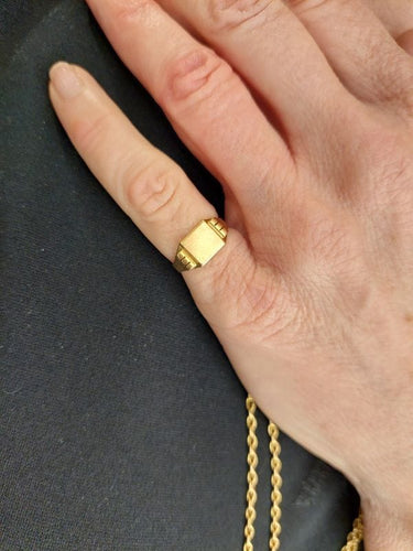 Bague 49 CHEVALIÈRE ENFANT 58 Facettes 075211