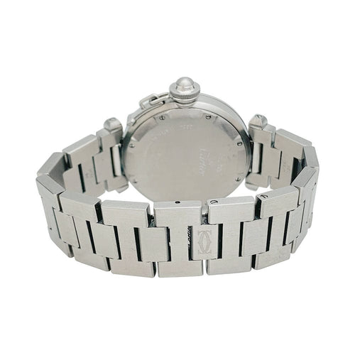 Montre Montre Cartier "Pasha" en acier sur acier. 58 Facettes 31465