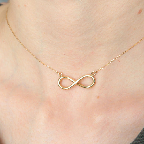 Collier COLLIER « INFINITY » OR 58 Facettes BO/220045