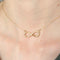 Collier COLLIER « INFINITY » OR 58 Facettes BO/220045