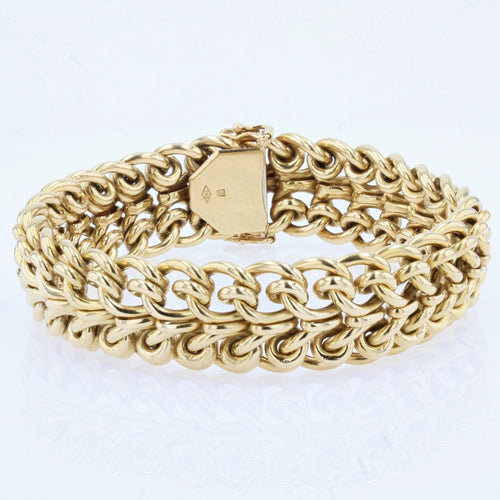 Bracelet Bracelet rétro en or jaune 58 Facettes 21-622