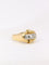 Bague Bague tank Art Déco en or jaune et diamants 58 Facettes J27