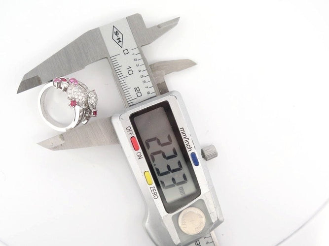 Bague 55 bague CHAUMET bee my love or blanc 18k diamant 1.1ct diamond 55 58 Facettes 250945