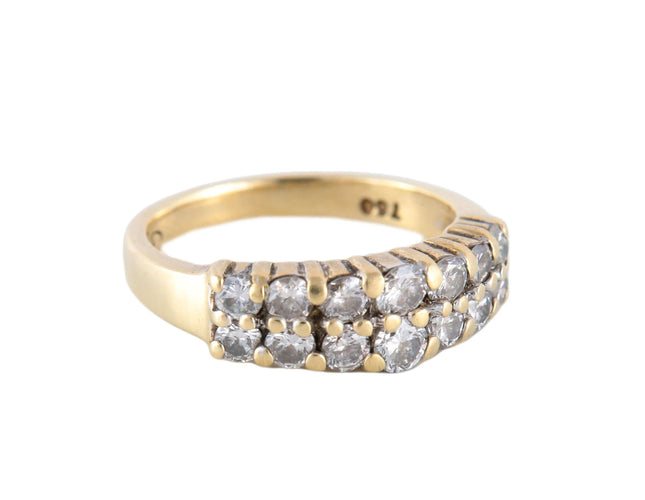 Bague BAGUE "JOYANE" OR & DIAMANTS 58 Facettes BO/220117