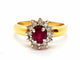 Bague 56 Bague Or jaune Rubis 58 Facettes 06332CD
