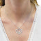 Pendentif Pendentif O.J. Perrin, "Coeur Légende", or blanc, diamants. 58 Facettes 32886