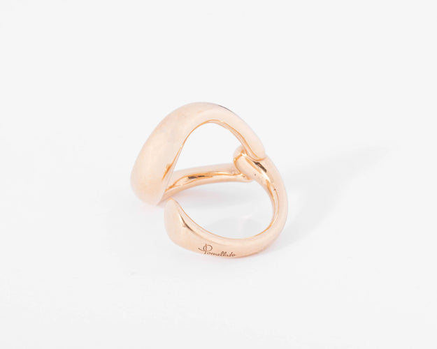 Bague Bague Pomellato "Fantina" Or Rose 58 Facettes 0
