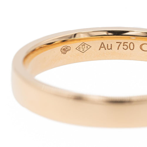 Bague 59 Chaumet Bague Alliance Rubans Or rose Diamant 58 Facettes 2699899CN