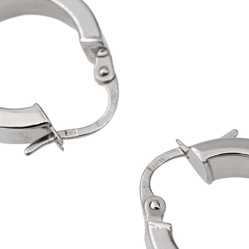 Boucles d'oreilles Boucles d'oreilles Créoles Or blanc 58 Facettes 2687281CN