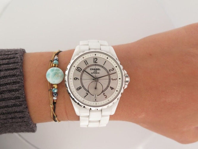 Montre montre CHANEL j12 365 37 mm automatique ceramique 58 Facettes 256828