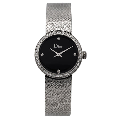 Montre Dior Montre La D de Dior Acier Diamant 58 Facettes 2820733CN