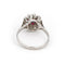 Bague 57 Bague Marguerite Or blanc Saphir 58 Facettes 1628715CN