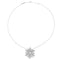 Pendentif Pendentif Poiray "Flower" en or blanc et diamants. 58 Facettes 31065