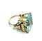 Bague Énorme bague aigue-marine de 35 ct, taille émeraude. 58 Facettes