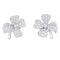 Boucles d'oreilles Boucles d'oreilles Fred, "Trèfles", or blanc, diamants. 58 Facettes 32623