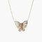Collier COLLIER « PAPILLON » DEUX ORS 58 Facettes BO/220050